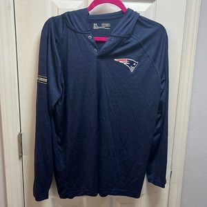 Under Armour New England Patriots Combine Authentic Heatgear Pullover